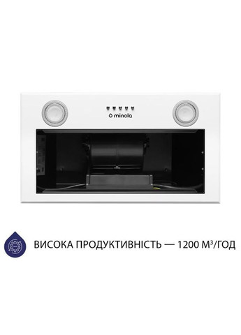 Вытяжка HBI 5722 WH 1200 LED встроена MINOLA (339680207)
