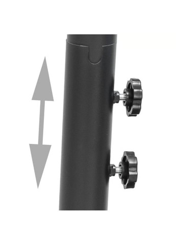 Парасолька садова EMPOLI 350см сіра+ Основа садової парасольки Di Volio (301538521)