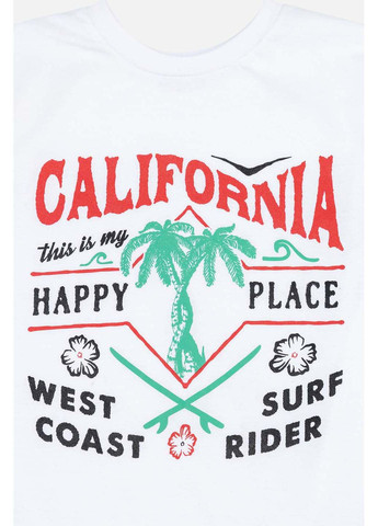 Белая летняя футболка Alme