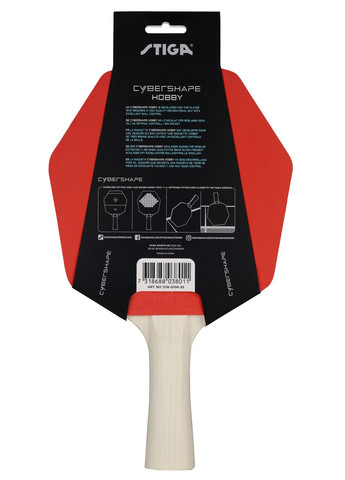 Ракетка для настольного тенниса Cybershape Hobby FL (1216-0106-35) Stiga (346532073)