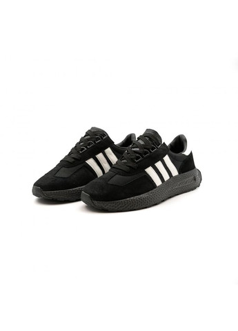 КРОССОВКИ ЖЕНСКИЕ ADIDAS RETROPY BLACK WHITE АДИДАС РЕТРОПИ No Brand чёрные демисезоны (369393652)