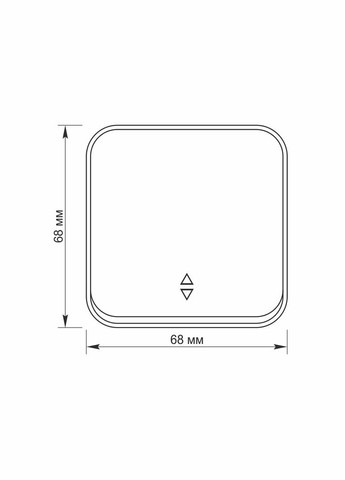 Одноклавишный проходной выключатель BINERA IP20, накладной, графит Videx (302976104)