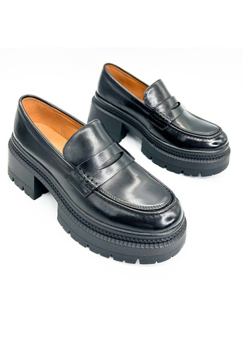 Anemone Лоферы (р) Кожа 0-1-1-PY-468A-01A черный з, — (328836492)