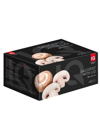 Каструля Be Traditional 20 см (3.3 л) з кришкою (-2046-20) IQ (365274789)