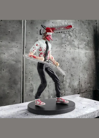 Колекційна Аніме фігурка статуетка Денджі Людина Бензопила anime figure Denji Chainsaw Man 19 см No Brand (329867776)