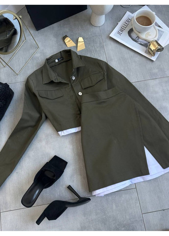 Жіночий стильний костюм Україна (355803528)