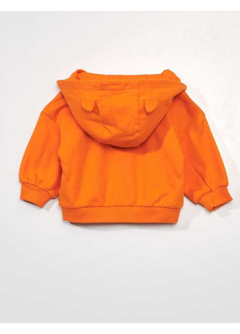 Худи флис,оранжевый с принтом, Kiabi (364547872)
