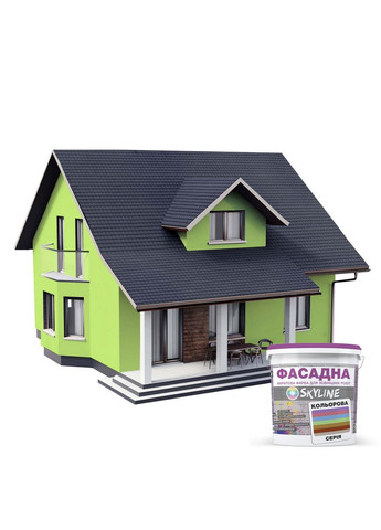 Фасадна фарба акрил-латексна 0540-G60Y 3 л SkyLine (289464273)