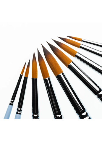 Кисть Синтетика круглая 6604RL №6, длинная ручка, 6604RL6, 99IDEAS (329143849)