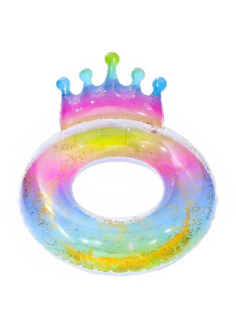Детский надувной круг для плаванья в бассейне на пляже с максимальной нагрузкой до 30 кг диаметр 70 см (480488-Prob) Корона Unbranded (336327357)