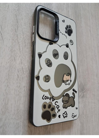 Чехол на Redmi Note 11 Pro 2022 силиконовые борты акриловый бампер с кошачьей лапкой Xiaomi (360896979)