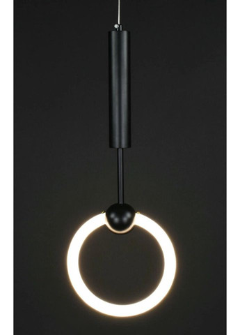 Люстра светодиодная подвесная LED светильник для квартиры на потолок лэд 27859 Черный 65-150х6х20 см. Sunnysky (324396576)