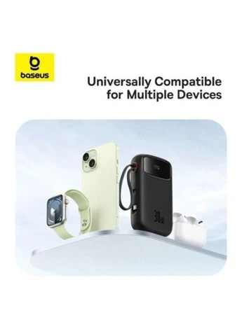 Внешний аккумулятор power bank QPow2 20000 mAh 30w (P10055009113-00) черный Baseus (388771407)