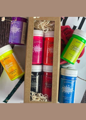 Набір фарб для свічок 4 шт - Вогняна Палітра No Brand (322347015)