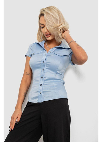 Голубой рубашка No Brand