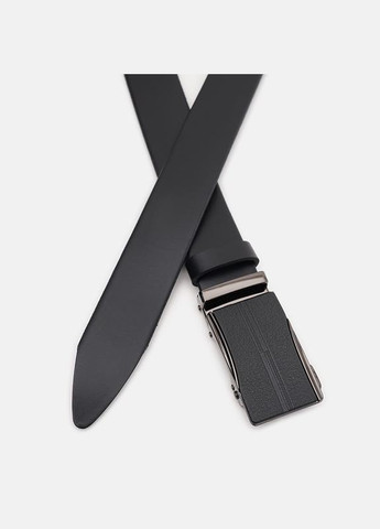 Мужской кожаный ремень 125v1genav22-black Borsa Leather (322190025)