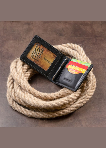 Стильное портмоне с зажимом для денег без застежки 11295 Черное Grande Pelle (331908293)