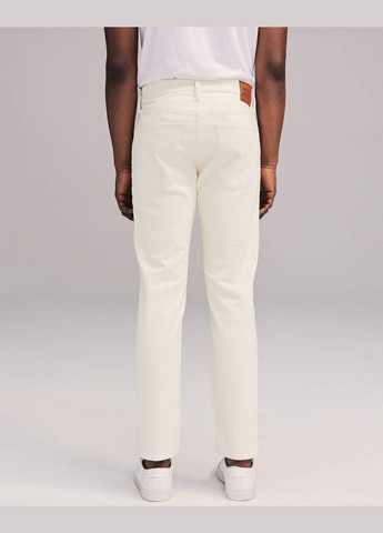 Молочные демисезонные джинсы athletic skinny af8002m Abercrombie & Fitch