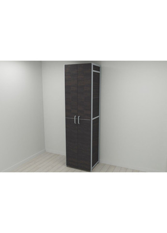 Шкаф Гардероб Уни секция 7 серии Коннект 220x60x50см Серый металл ДСП 16 мм (FRD-104564) Ferrum-decor (362267690)