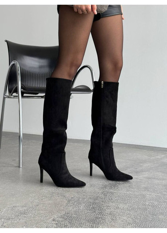 Жіночі демісезонні чоботи на шпильці No Brand (367020358)