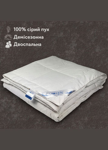 Демисезонное одеяло со 100% серым гусиным пухом двуспальное 220х240 () Iglen 22024011c (282313742)
