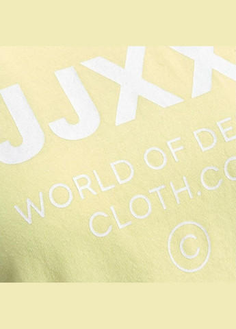 Желтая футболка basic,желтый с принтом,jjxx Jack & Jones