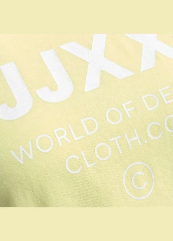 Футболка basic,жовтий з принтом,JJXX Jack & Jones - (285817553)