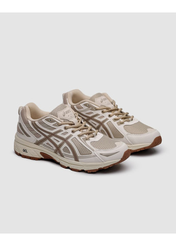 Бежеві Осінні кросівки чоловічі asics gel venture 6 double beige асікс гель вентура No Brand