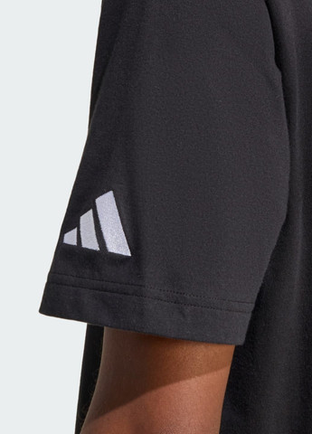 Чорна футболка m blank adidas