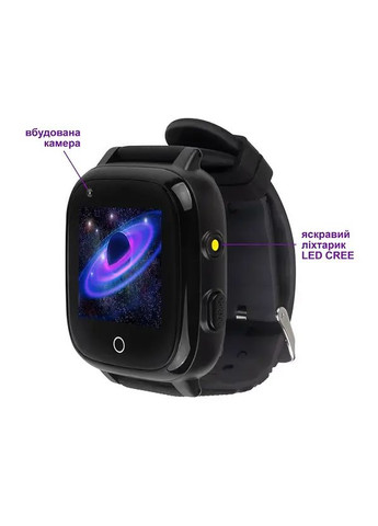 Детские смарт-часы GO005 4G WIFI Thermometer Black Amigo (361079243)