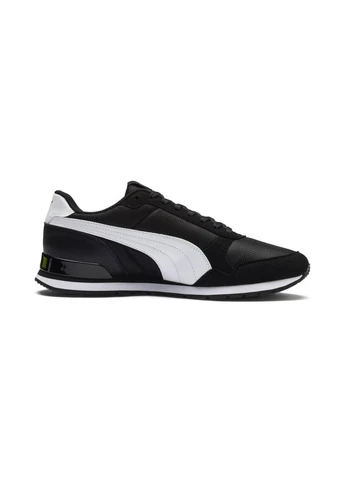 Черные демисезонные кроссовки st runner v2 mesh black 366811-05 Puma