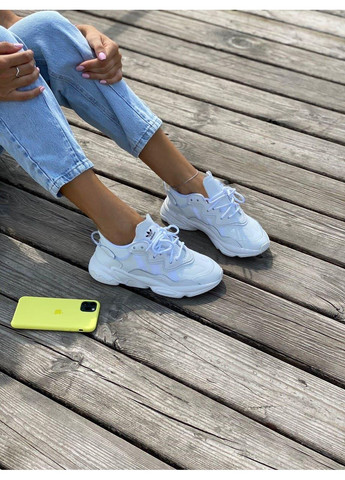 Бежевые демисезонные кроссовки мужские adidas ozweego adiprene pride white 1 адидас озвиго No Brand