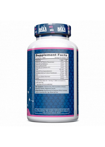 Вітаміни та мінерали B-Basic, 100 таблеток Haya Labs (293338199)