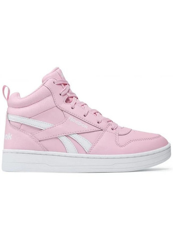 Рожеві всесезонні кросівки royal prime mid 2 pink glow/cloud white р. 6//25.5см Reebok