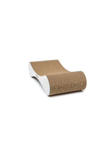 Когтеточка з картону (картонний фасад) 54х13х25 см Cat Joy Модерн (307163787)