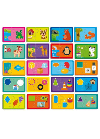 Пазлы Ассоциации Найди пару Кто где живет. На что похоже? (VT5003-03) Vladi toys (364113166)