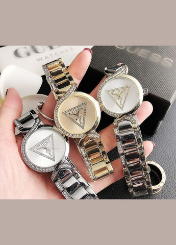 Жіночий наручний годинник-браслет Guess з металевим ремінцем аналоговий рожеве золото (sku_928Р) No Brand (346078112)