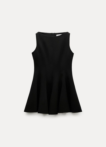 Чорна святковий сукня Zara однотонна