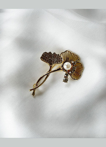 Брошка шпилька у вигляді ніжних квітів декор перлина каміння Xuping Jewelry (330618949)
