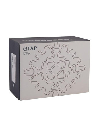 Змішувач для ванни Gemini (з душовим гарнітуром) QTGEM259CRW45683 Chrome/White Qtap (320772889)