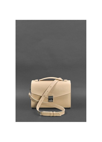 Сумка жіноча шкіряна через плече кроссбоді Lola світло-Біжова BlankNote (302008235)