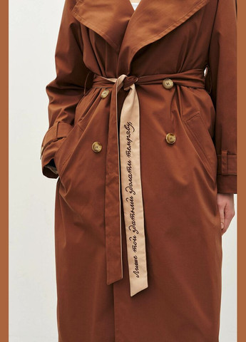 Тренч жіночий з вишивкою MKRM4242-1 RicaMare Modna KAZKA всесезон (336933601)