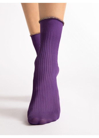 Фиолетовые женские носки Fiore однотонные (366062921)