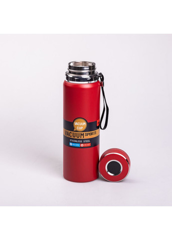 Термос 1000 мл червоний з датчиком температури для гарячих та холодних напоїв термос для подорожей ProDobro (364189633)