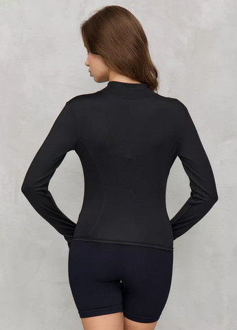 Рашгард на блискавці з вирізами для пальців спортивна кофта для тренувань та повсякденності FitFiesta (373188458)