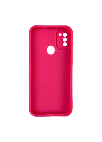 Чохол силіконовий Soft Touch з 3D принтом для Galaxy M11 малиновий (Повний захист камери) Samsung (396286223)