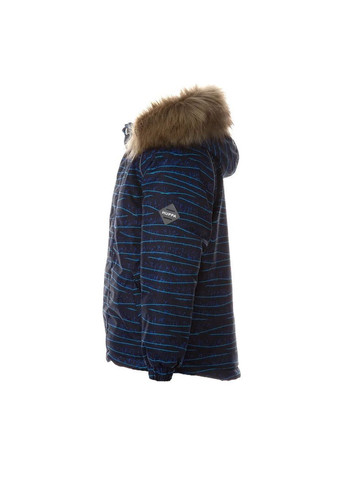 Темно-синя куртка зимова marinel, р.98, темно-синій з принтом () Huppa 17200030-12586-098