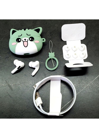 Бездротові Блютуз-навушники EW48 котик 300 мА·год 4 години хакі Hoco (353497626)