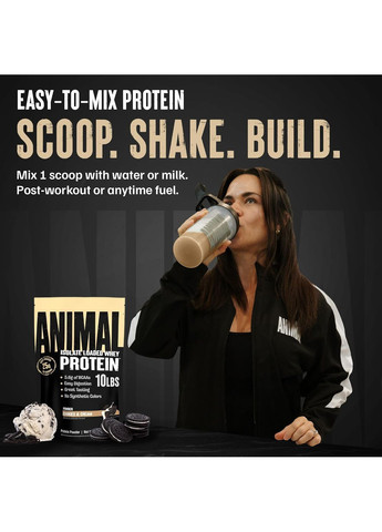 Протеїн Animal Whey 4500 г, Cookies Cream Universal Nutrition (366572394)