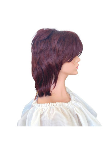 Парик бордовый до плеч женский для женщин из искусственных волос для ежедневной носки Hivision 3008-99t No Brand 8100 (298481111)